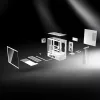 Cougar CFV235 Vision Midi Tower Caixa de PC, ARGB, LCD de 9,16