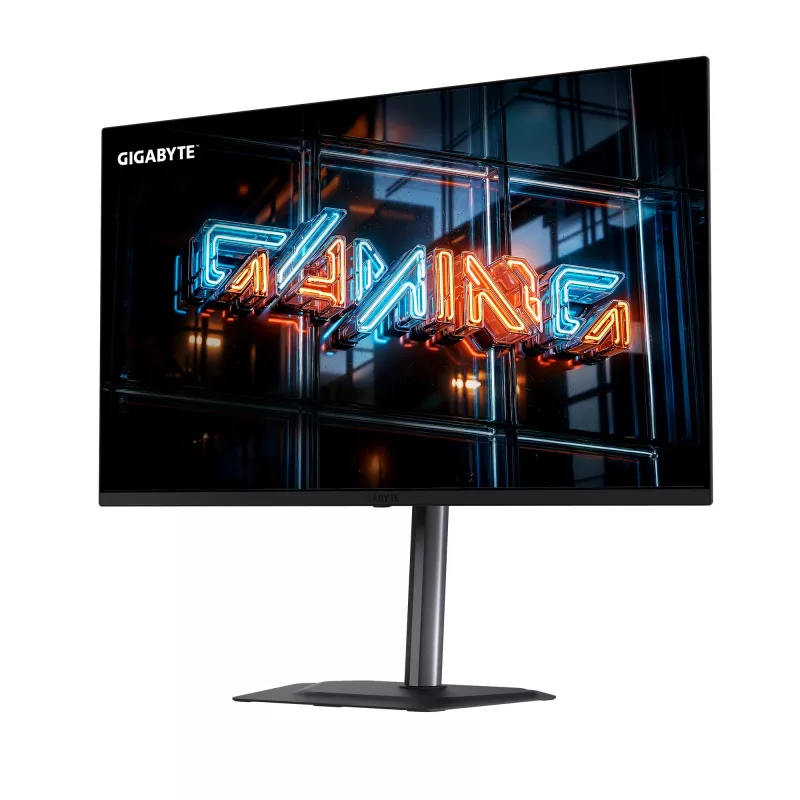 Monitor gaming GIGABYTE MO32U24 81,3 cm (32 polegadas) QD-OLED, 4K UHD 3840x2160, 240 Hz, 0,03 ms, HDMI 2.1, DisplayPort 1.4, HDR True Black 500