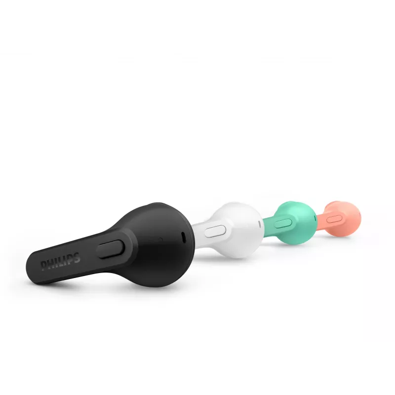 Headset sem fios in-ear Philips Série 2000 TAT2236BK chamadas/música Bluetooth preto