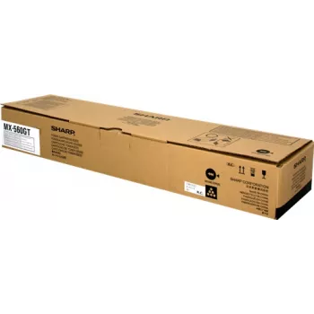 Toner Sharp MX-560GT original preto, impressão laser, rendimento 40000 páginas, 1 unid.
