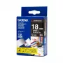 Fita de etiquetagem Brother TZ-345 branco sobre preto