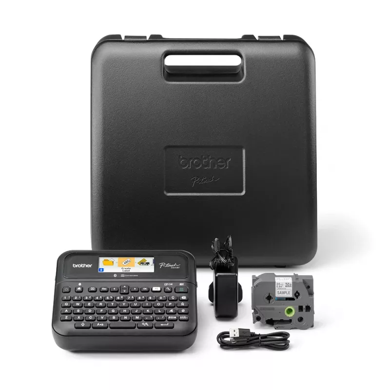 Impressora de etiquetas Brother PT-D610BTVP transferência térmica 180 x 360 DPI 30 mm/s com fios e sem fios TZe Bluetooth