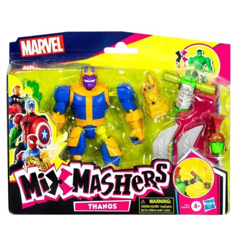 Marvel MixMashers Avengers Thanos Mix-&-Match, 4 ano(s), multicolorido