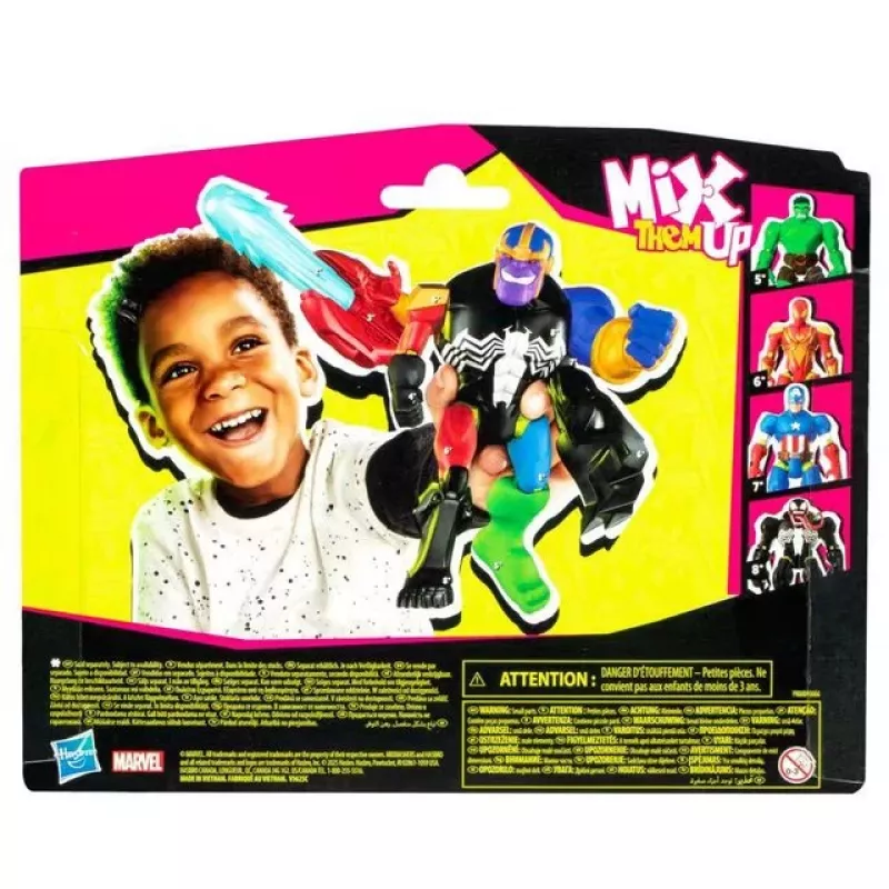 Marvel MixMashers Avengers Thanos Mix-&-Match, 4 ano(s), multicolorido