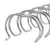 Lombadas de encadernação GBC WireBind 3:1 NO5 8mm A4, preto, 3 folhas, metal, A4, 8 mm, 322 mm