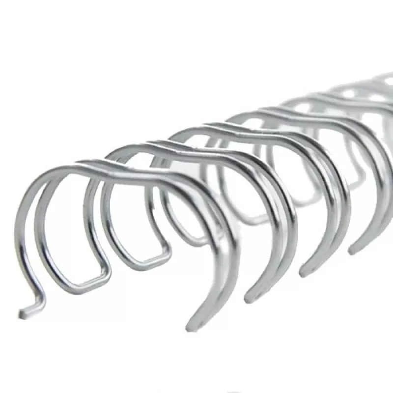 Lombadas de encadernação GBC WireBind 3:1 NO5 8mm A4, preto, 3 folhas, metal, A4, 8 mm, 322 mm