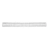 Lombadas de encadernação GBC WireBind 3:1 NO7 11mm A4, prateado, 3 folhas, metal, A4, 1,1 cm, 266 mm