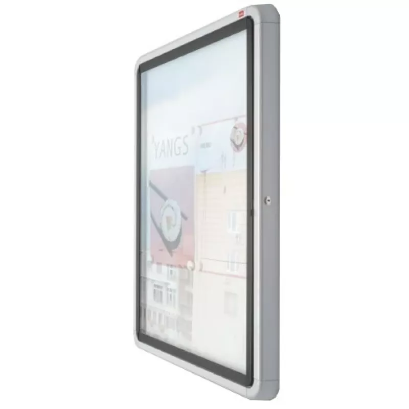 Placa informativa exterior magnética com fecho Nobo Premium Plus 8xA4