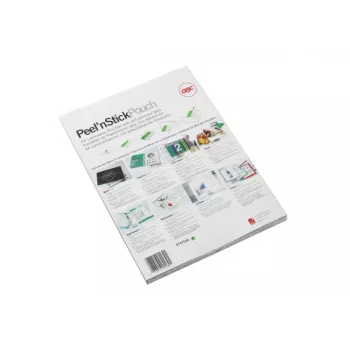 Película de laminagem GBC A4 autocolante brilhante 100 mícron, brilhante, transparente, A4, 303 mm, 216 mm, 100 unid.