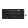 Teclado compacto sem fios Kensington Dual - BE, mini, sem fios, RF sem fios + Bluetooth, AZERTY, preto