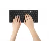 Teclado compacto sem fios Kensington Dual - BE, mini, sem fios, RF sem fios + Bluetooth, AZERTY, preto