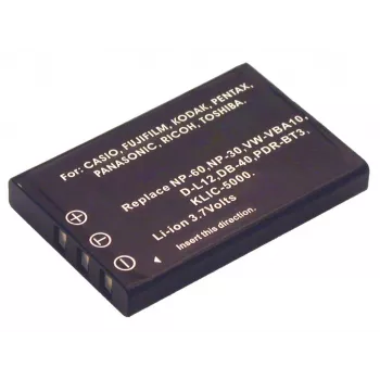 Bateria para câmara digital 2-Power 3,7 V 1150 mAh, 1000 mAh, 3,7 V, iões de lítio (Li-Ion)