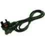 Cabo IEC C13 2-Power com ficha UK preto conector fêmea C13