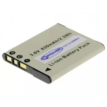 Bateria para câmara digital 2-Power 3,6 V 630 mAh, 630 mAh, 3,6 V, iões de lítio (Li-Ion)
