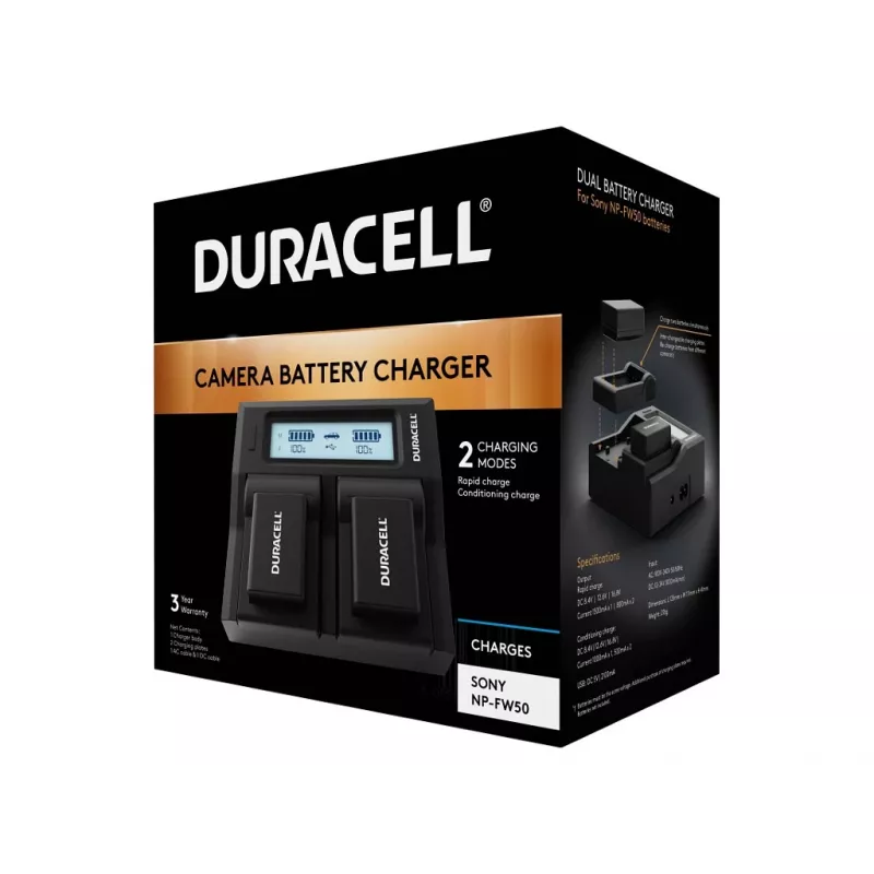 Carregador Duracell DRS6120
