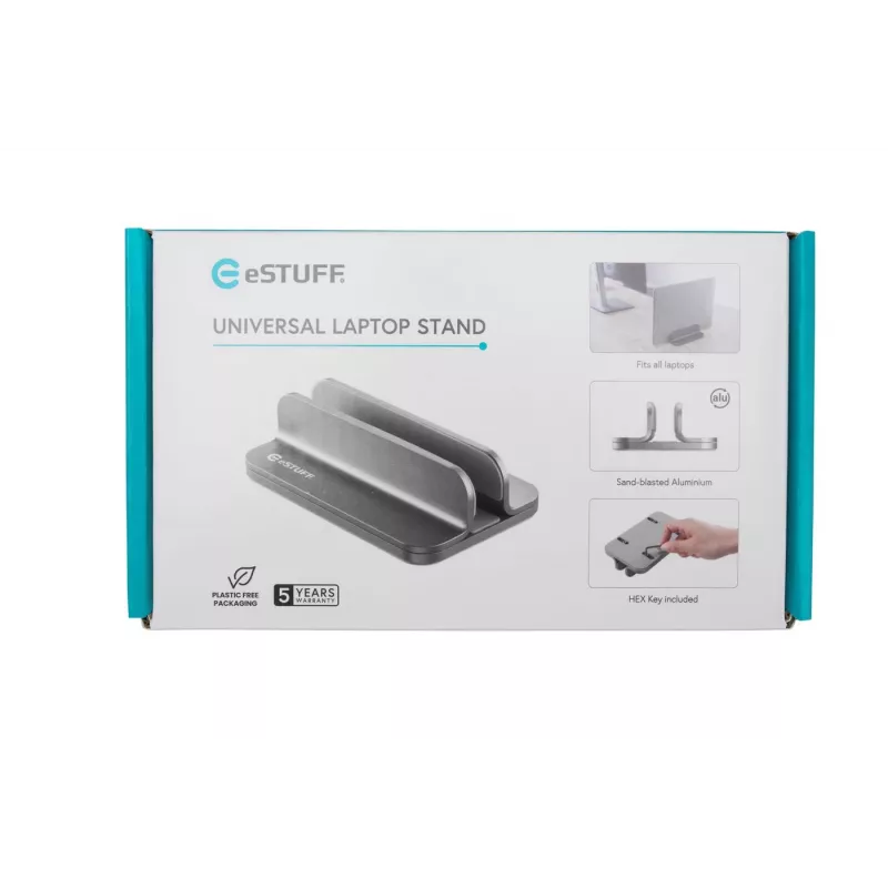 Suporte para Portátil eSTUFF GLB229000 Cinzento