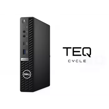 Teqcycle DELL OptiPlex 5080 Intel® Core™ i5 i5-10500T 16 GB DDR4-SDRAM 256 GB SSD Windows 11 Pro MFF Mini PC preto