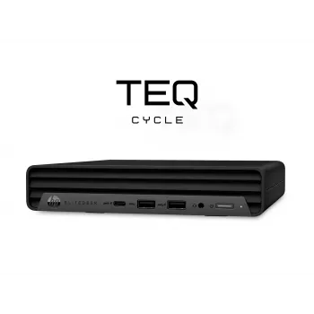 Teqcycle HP Elitedesk 800 G6 Intel® Core™ i5 i5-10400T 16 GB DDR4-SDRAM 256 GB SSD Windows 11 Pro MFF Mini PC preto