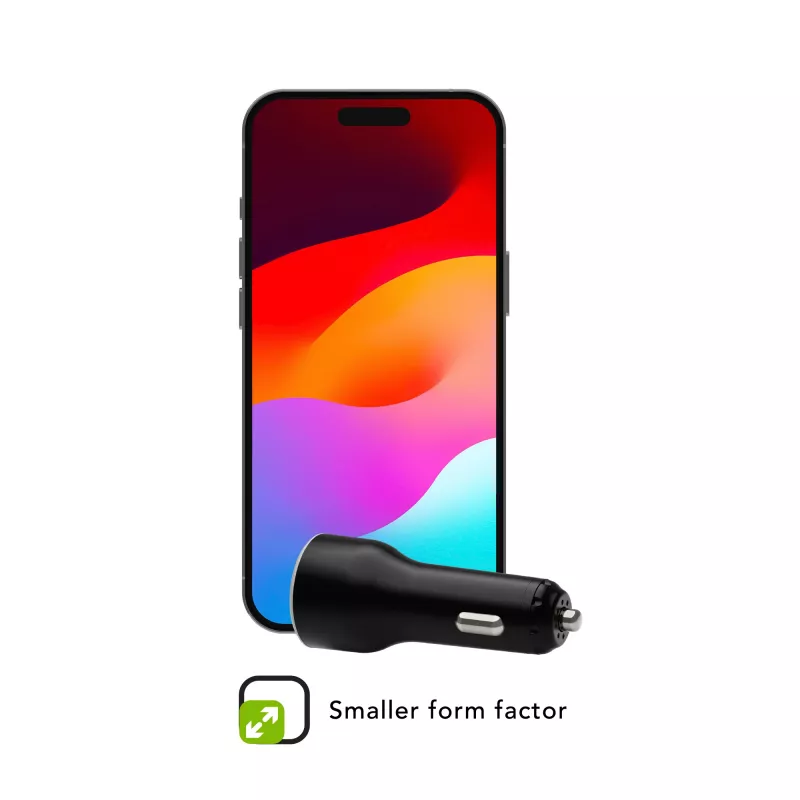 Carregador de automóvel USB-C 65W da dbramante1928 re-charge – isqueiro 12–24V, 1× USB-C, preto