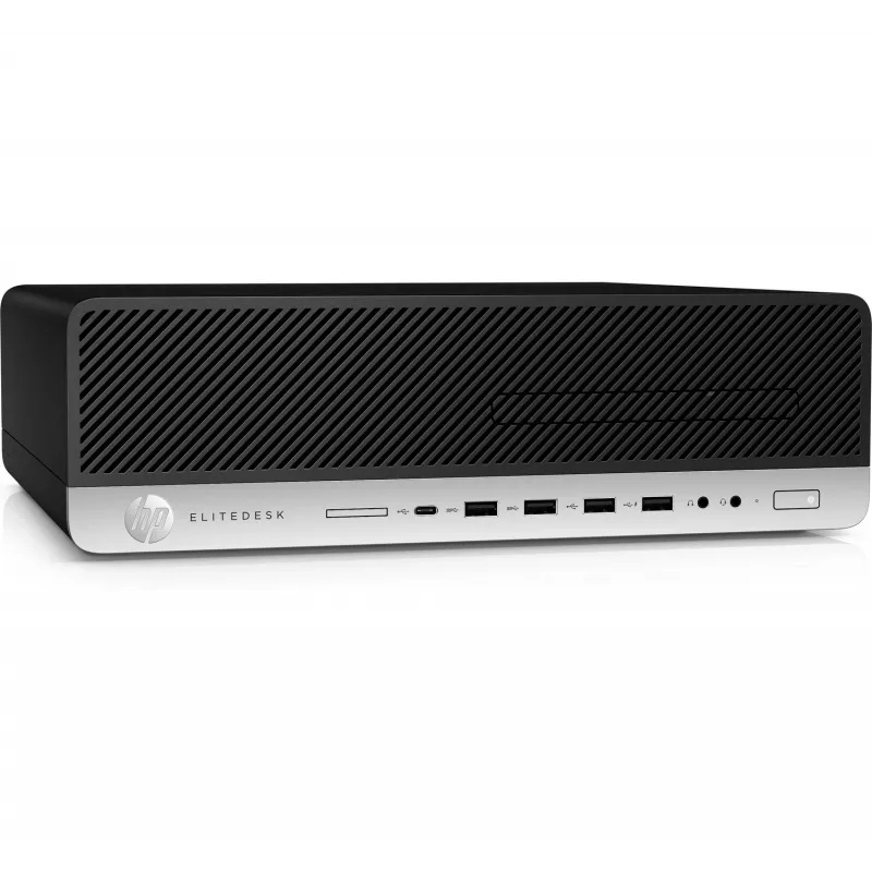 T1A HP EliteDesk 800 G3 Recondicionado Intel® Core™ i5 i5-7500 8 GB DDR4-SDRAM 240 GB SSD Windows 10 Pro SFF PC preto, prateado