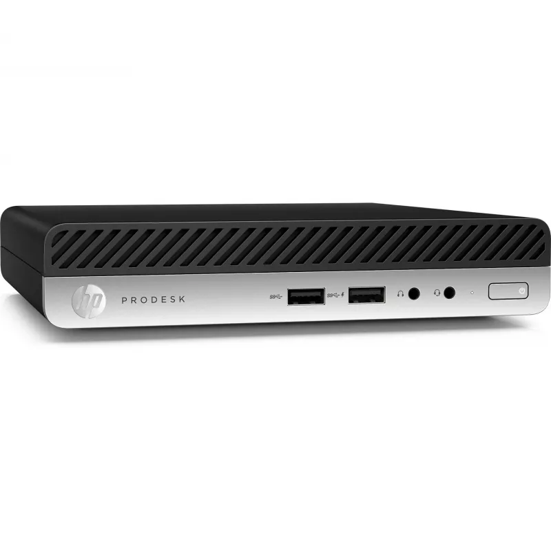 T1A HP ProDesk 400 G4 Recondicionado Intel® Core™ i5 i5-8400T 8 GB DDR4-SDRAM 256 GB SSD Windows 10 Pro Mini PC preto, prateado