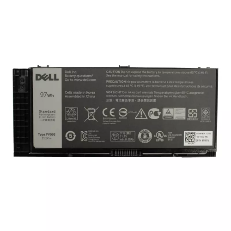 DELL FV993 Peça de substituição para portátil bateria
