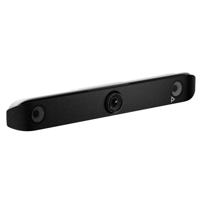 HP Poly Studio X52 Barra de vídeo tudo-em-um, sistema de videoconferência em grupo, 4K Ultra HD, 30 fps, 95°, 5x, Android