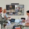HP Poly Studio X52 Barra de vídeo tudo-em-um, sistema de videoconferência em grupo, 4K Ultra HD, 30 fps, 95°, 5x, Android