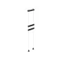 Ergonomic Solutions SpacePole Sinalização digital Montagem com cabo de aço para janela 5m