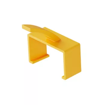 Clipes Lanview para série fina e flexível 20 unid. amarelo plástico 150 mm 20 unid.