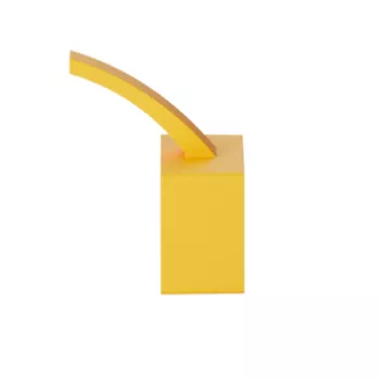 Clipes Lanview para série fina e flexível 20 unid. amarelo plástico 150 mm 20 unid.