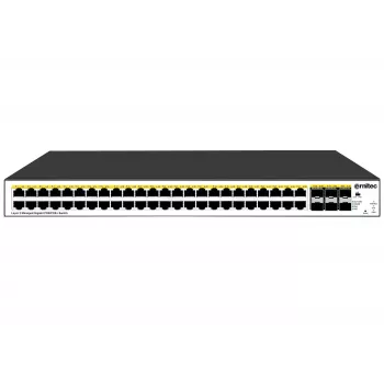 Switch de rede Ernitec ELECTRA-M248-1GB-900W gerido L3 Gigabit Ethernet (10/100/1000) Power over Ethernet (PoE) preto