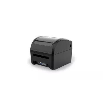 Impressora de etiquetas Capture CA-RP420 — térmica direta 203 dpi de secretária com USB, série, Ethernet (preto)