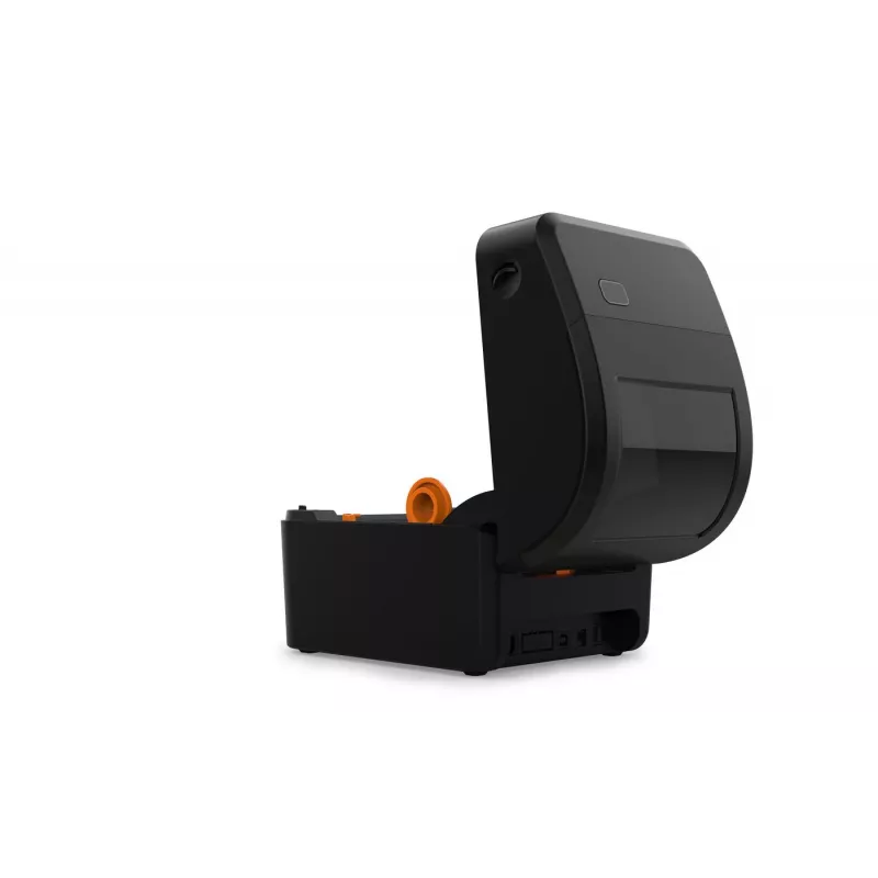Impressora de etiquetas Capture CA-RP420 — térmica direta 203 dpi de secretária com USB, série, Ethernet (preto)
