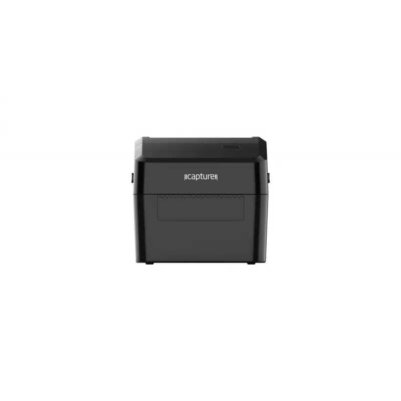 Impressora de etiquetas Capture CA-RP420 — térmica direta 203 dpi de secretária com USB, série, Ethernet (preto)