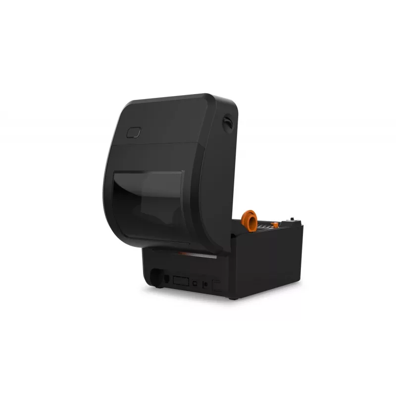 Impressora de etiquetas Capture CA-RP420 — térmica direta 203 dpi de secretária com USB, série, Ethernet (preto)