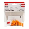 Protetor auricular reutilizável 3M 1100C4, laranja, com cordão, pack de 4