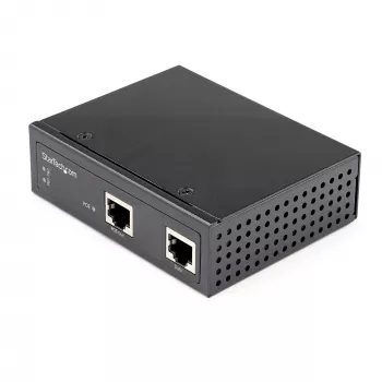 StarTech.com injetor PoE Gigabit industrial - alta velocidade/alta potência 90W - 802.3bt PoE++ 52V-56VDC calha DIN UPoE/adaptador injetor Ultra Power Over Ethernet -40C a +75C robusto