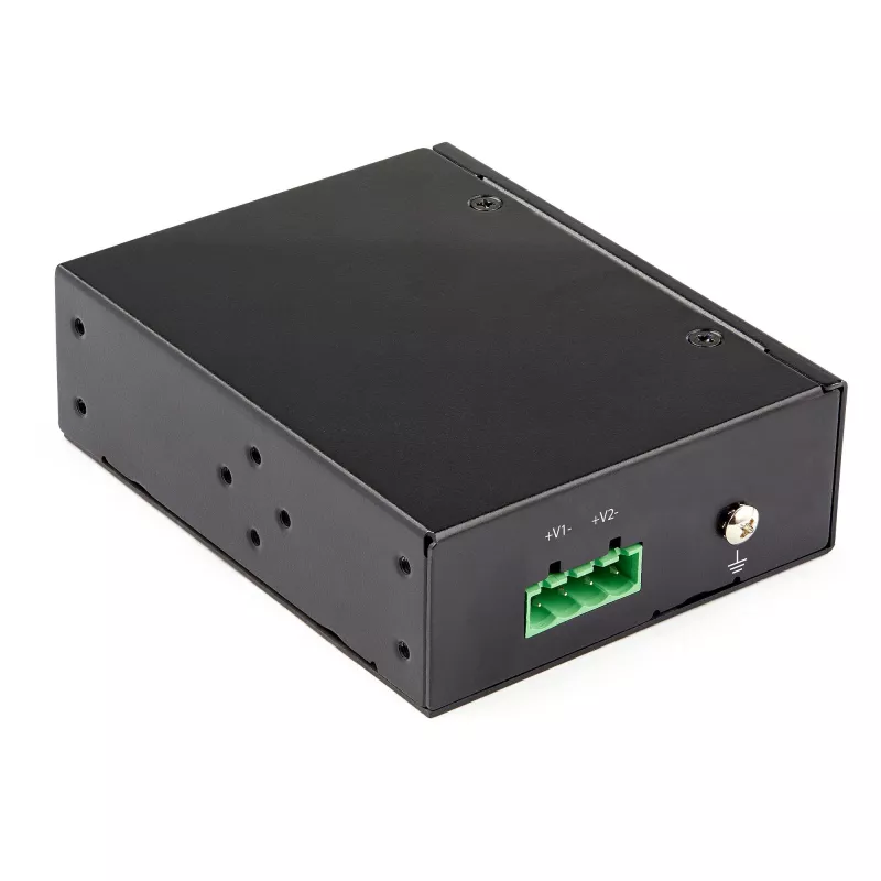StarTech.com injetor PoE Gigabit industrial - alta velocidade/alta potência 90W - 802.3bt PoE++ 52V-56VDC calha DIN UPoE/adaptador injetor Ultra Power Over Ethernet -40C a +75C robusto