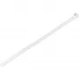 StarTech.com abraçadeiras de cabos reutilizáveis de 25 cm – 7 mm de largura, 65 mm de diâmetro de feixe, 22 kg de resistência à tração, abraçadeiras de nylon reutilizáveis, interior/exterior, 94V-2/UL listado, pack de 100 – branco