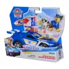PAW Patrol : Search & Rescue, veículo Chase Rescue Cruiser com 2 figuras, carro de polícia de brincar com mecanismo de recuo, brinquedo para rapazes e raparigas a partir dos 3 anos