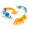 CrystaLynx Dragons, figura de dragão articulada colecionável de 9 polegadas para crianças e adultos, caixa surpresa, brinquedo fidget para casa, escritório e decoração de secretária (estilos podem variar)