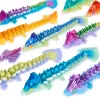 CrystaLynx Dragons, figura de dragão articulada colecionável de 9 polegadas para crianças e adultos, caixa surpresa, brinquedo fidget para casa, escritório e decoração de secretária (estilos podem variar)