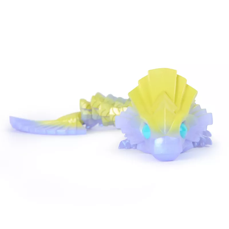 CrystaLynx Dragons, figura de dragão articulada colecionável de 9 polegadas para crianças e adultos, caixa surpresa, brinquedo fidget para casa, escritório e decoração de secretária (estilos podem variar)