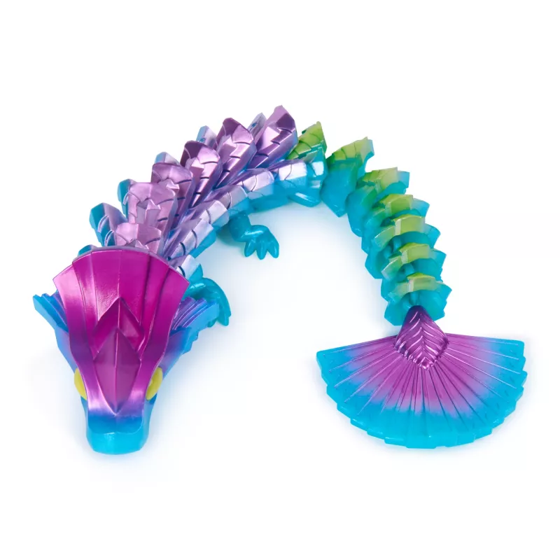 CrystaLynx Dragons, figura de dragão articulada colecionável de 9 polegadas para crianças e adultos, caixa surpresa, brinquedo fidget para casa, escritório e decoração de secretária (estilos podem variar)