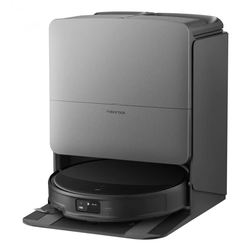 Robô aspirador Roborock Saros 20 S2052-00 — sem saco, com função de lavagem, 200 min de autonomia, 6400 mAh, preto