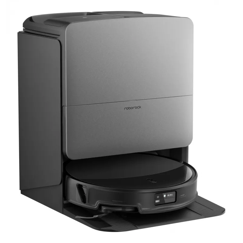 Robô aspirador Roborock Saros 20 S2052-00 — sem saco, com função de lavagem, 200 min de autonomia, 6400 mAh, preto
