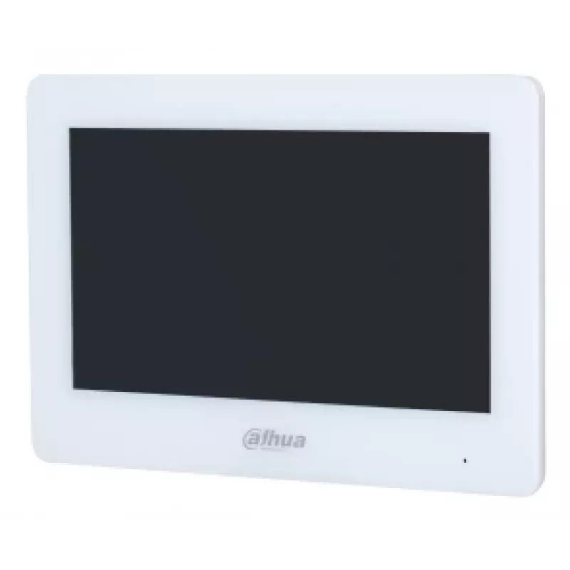 Monitor de videoporteiro DAHUA VTH5123H-W-S2, 17,8 cm (7 polegadas) TFT, 1024×600, Wi‑Fi, MicroSD 64 GB, branco
