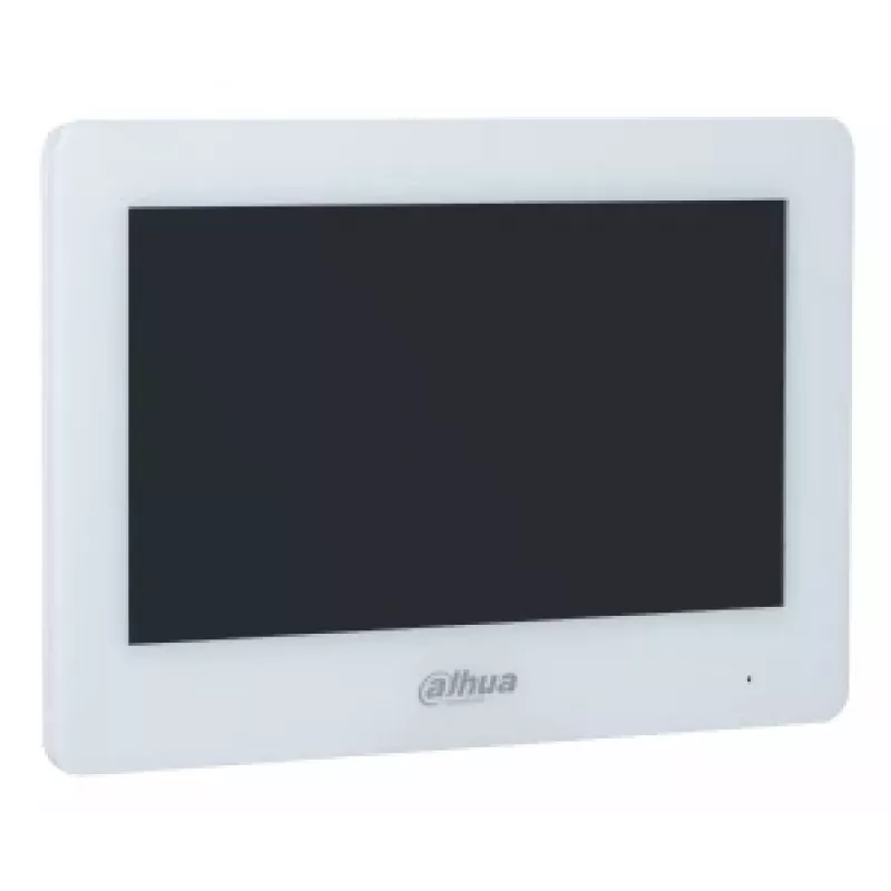Monitor de videoporteiro DAHUA VTH5123H-W-S2, 17,8 cm (7 polegadas) TFT, 1024×600, Wi‑Fi, MicroSD 64 GB, branco