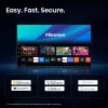 TV Hisense 55E8S 55 polegadas (139,7 cm) QLED Mini LED 4K Ultra HD Smart TV HomeOS Wi‑Fi cinzento 400 cd/m²